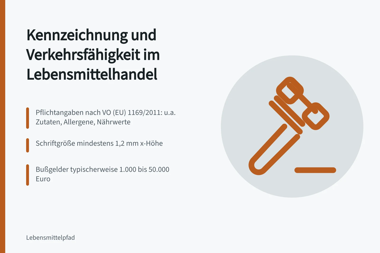 Karte: Kennzeichnung und Verkehrsfähigkeit von Lebensmitteln