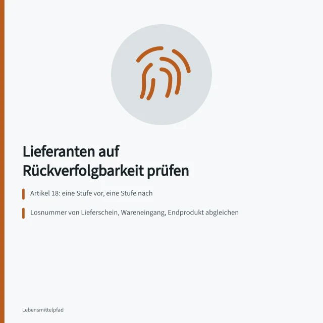 Rückverfolgbarkeit von Zutatenlieferanten prüfen: Losnummern, Nachweise und Kosten. Wie prüft man Zutatenlieferanten auf Rückverfolgbarkeit?